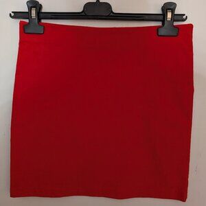 Koton Red mini skirt 40 , Like New !